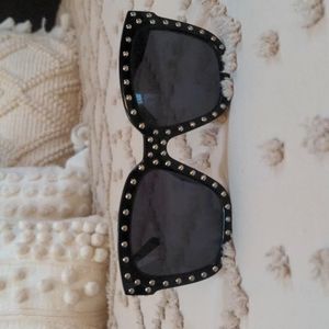 Studded Black Sunglasses